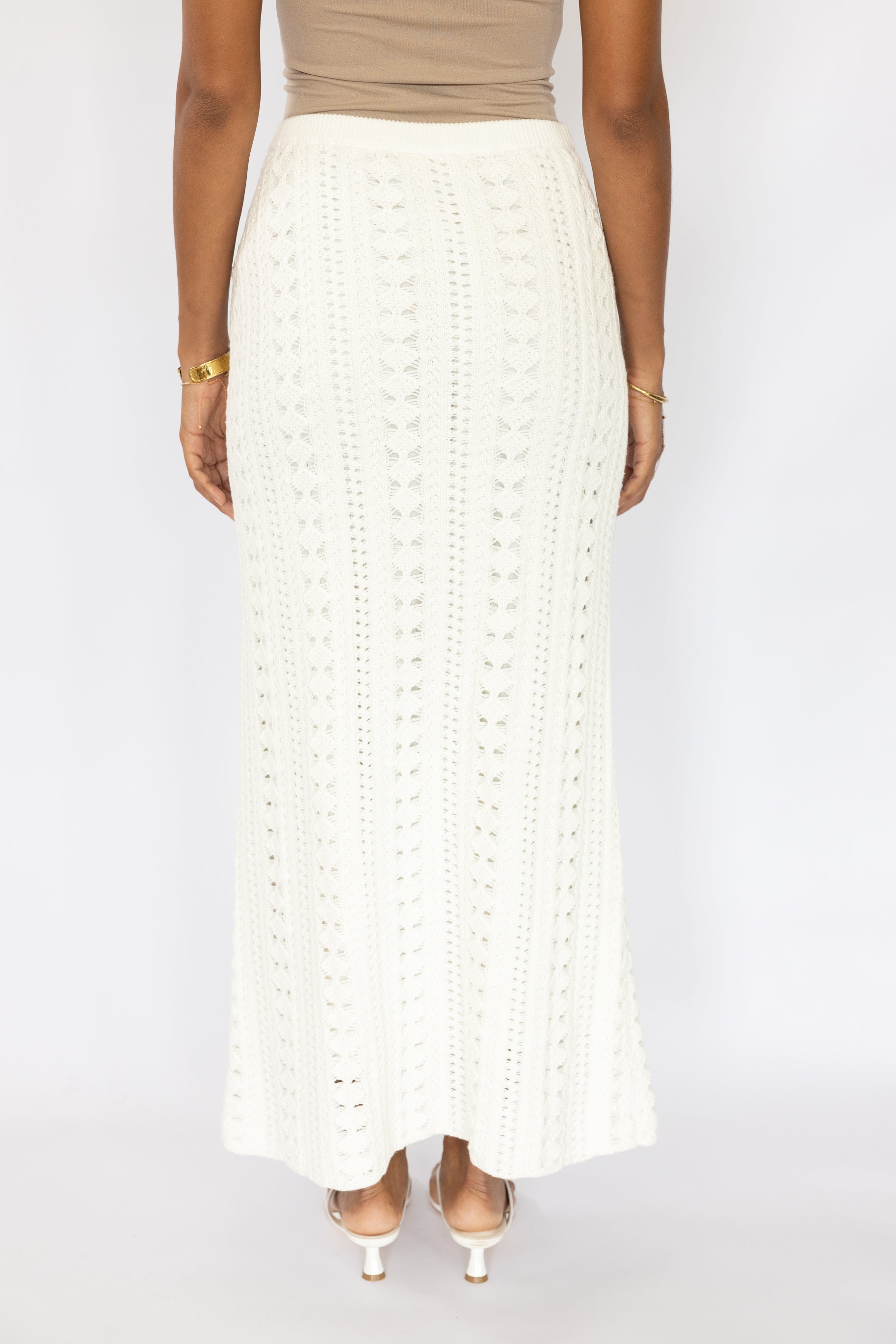 RODEO CROCHET SKIRT IVORY