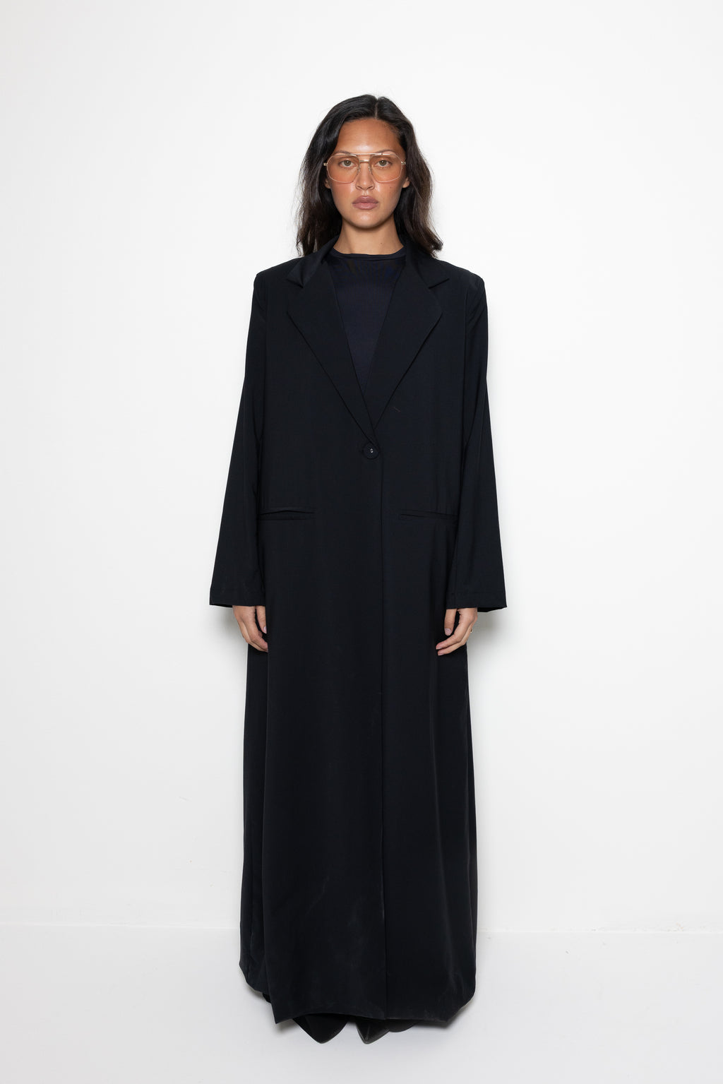 MAXI BLAZER BLACK