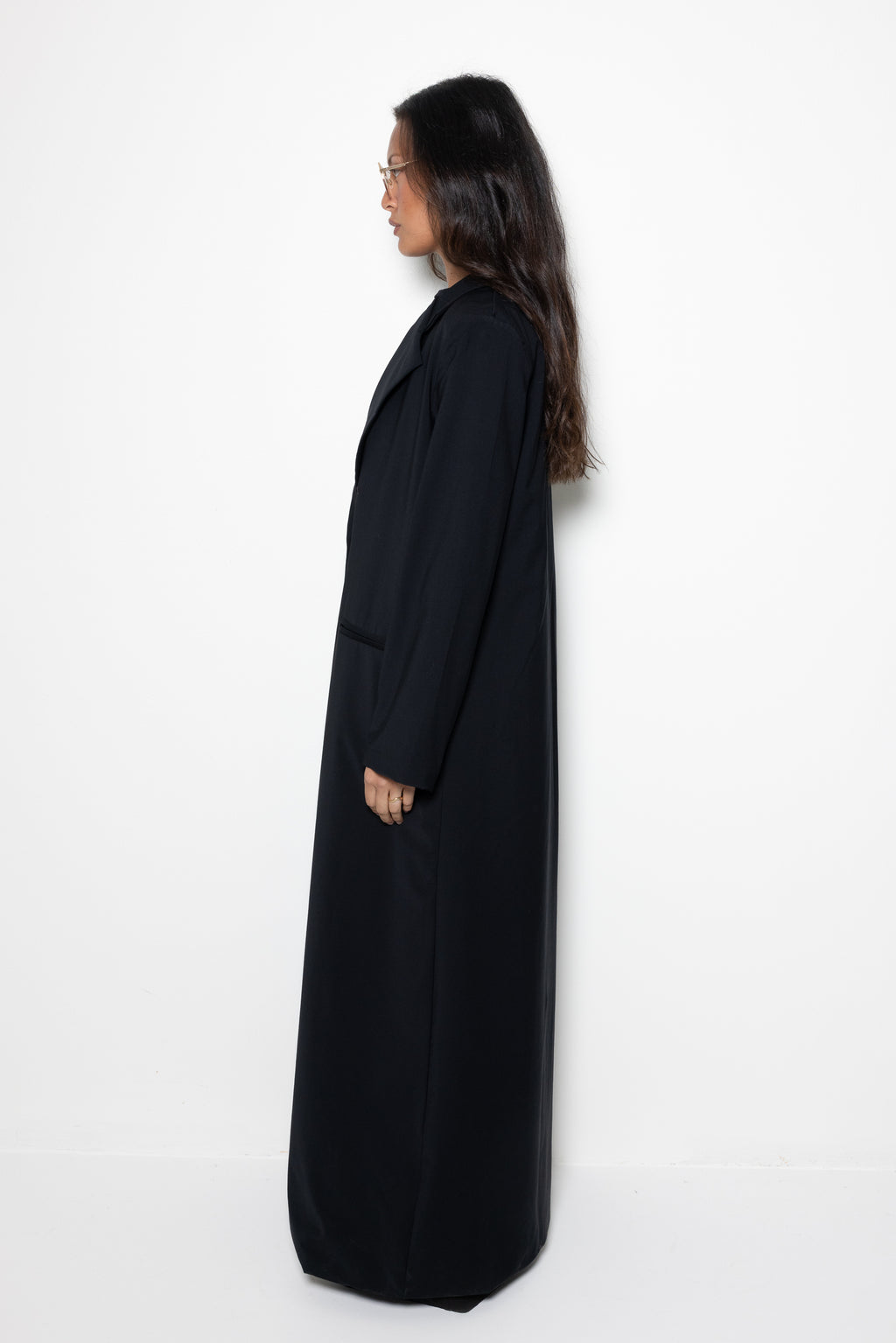 MAXI BLAZER BLACK