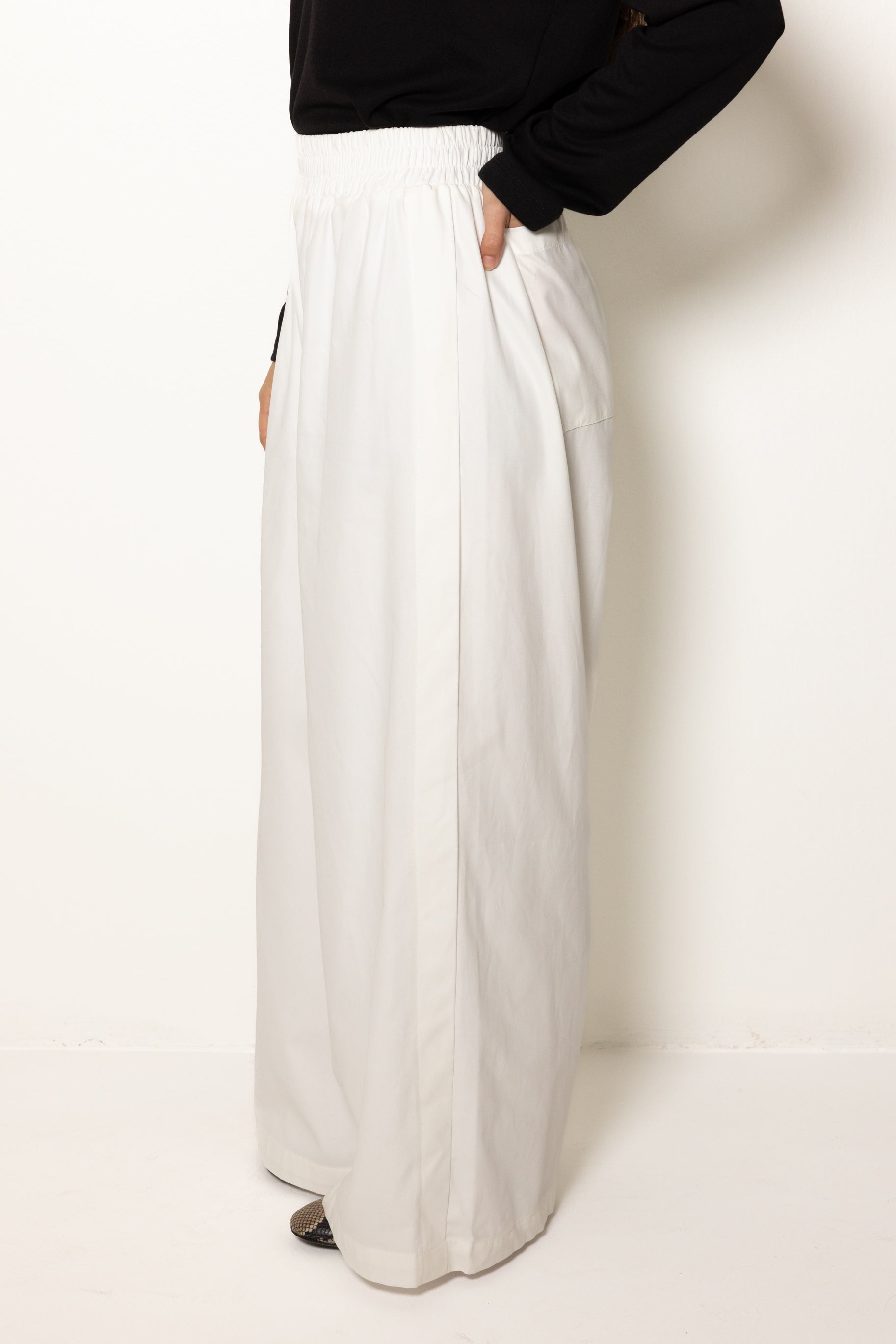 TWILL WIDE PANT