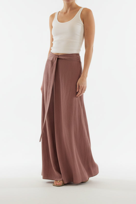 COASTAL SKIRT COCOA ROUGE