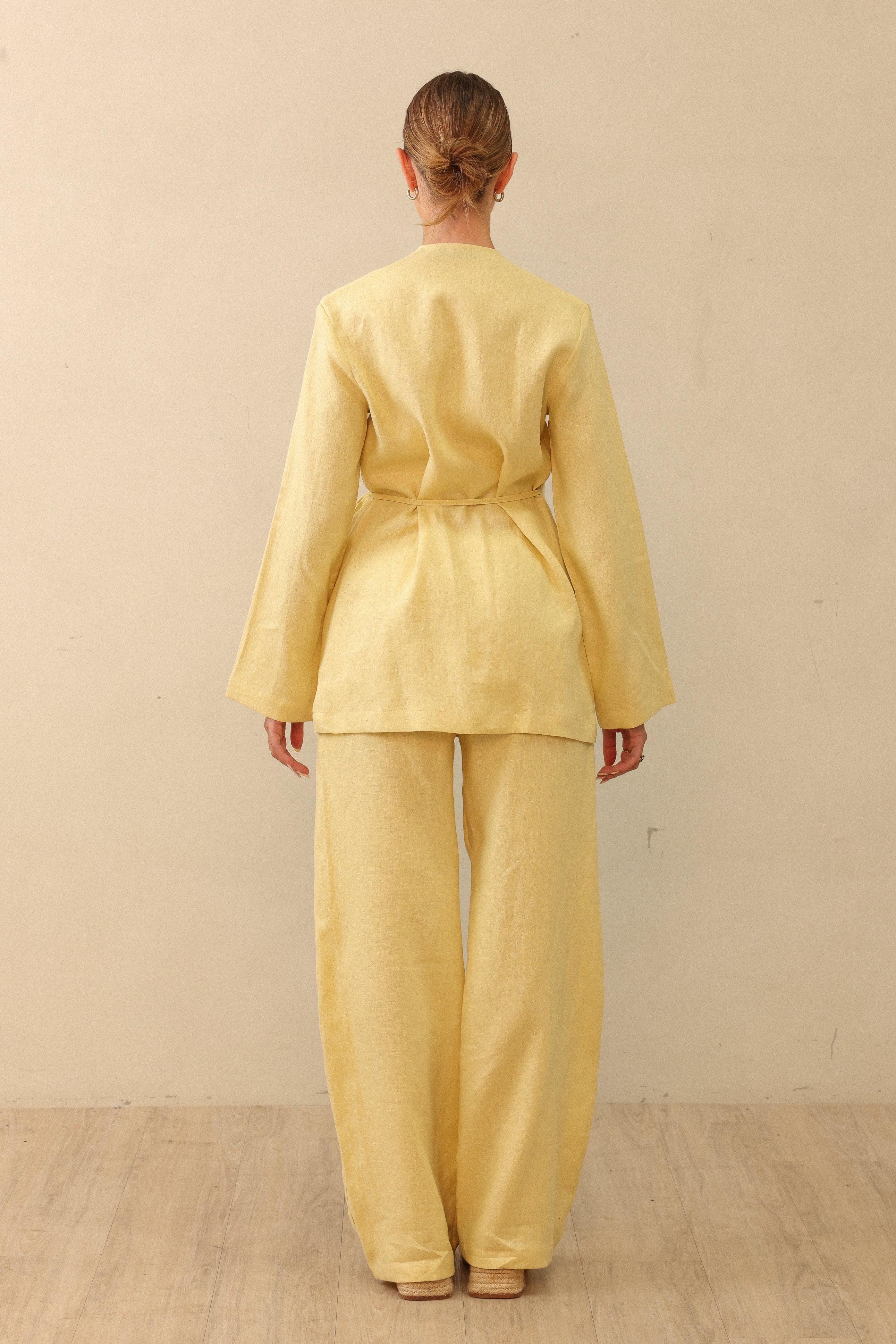 RIVIERA LINEN PANT LIMONCELLO