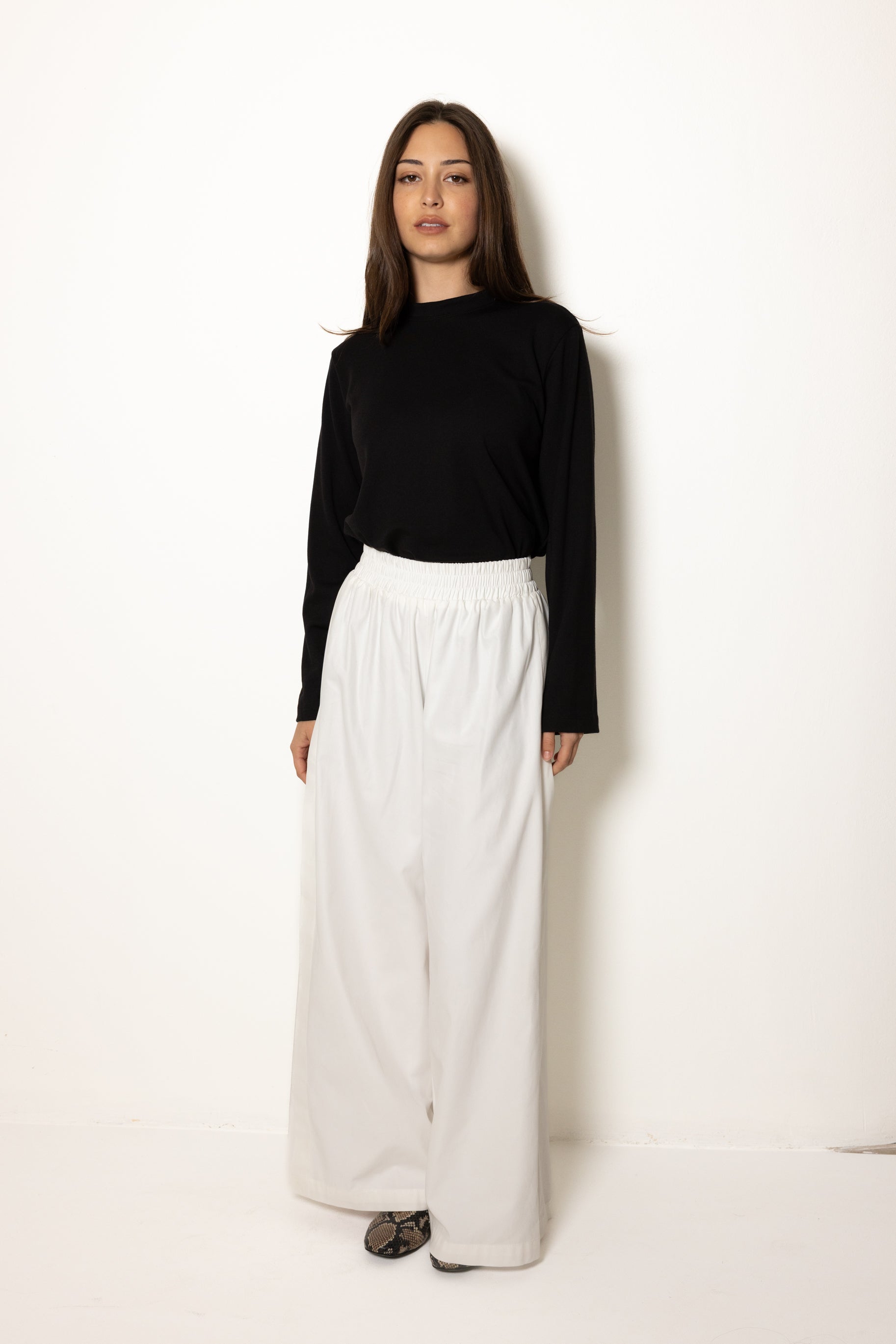 TWILL WIDE PANT