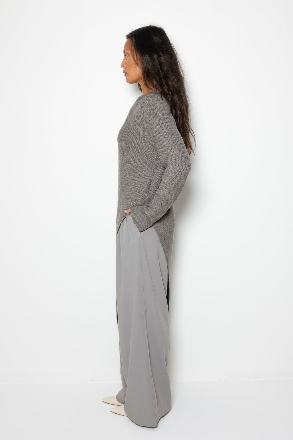 ASPEN KNIT MID-GREY