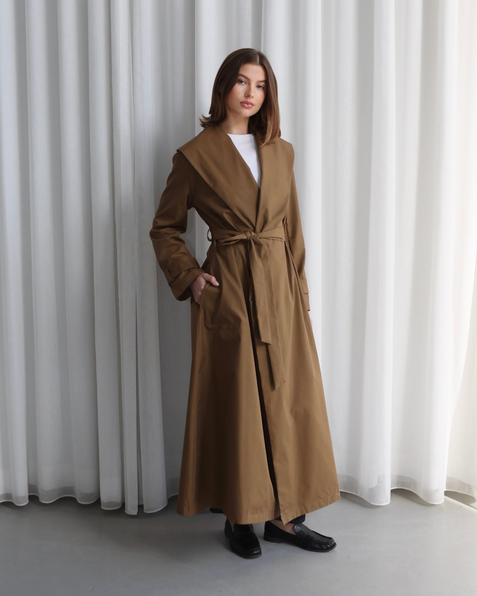 PADDINGTON COTTON TRENCH COFFEE