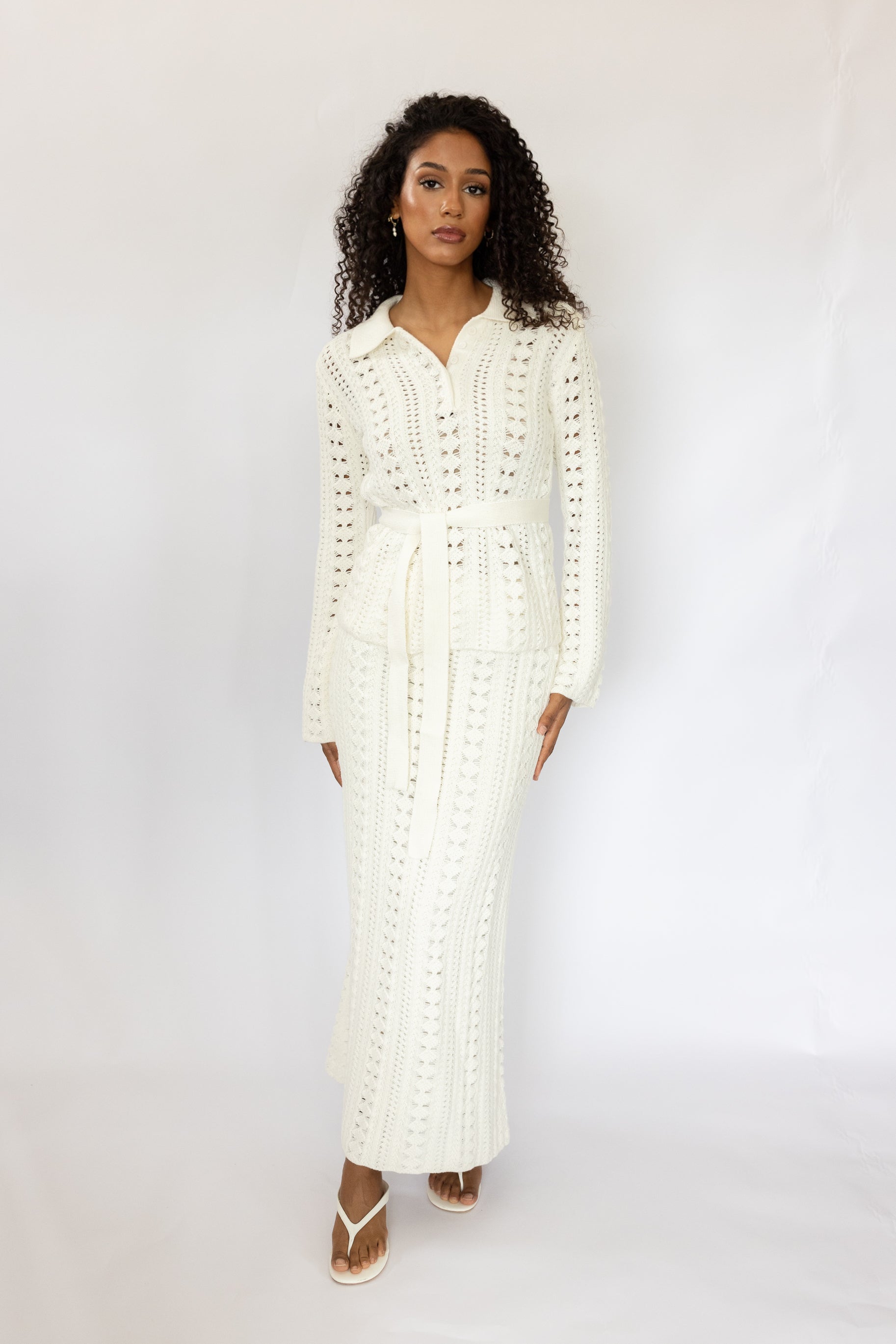 RODEO CROCHET SHIRT IVORY
