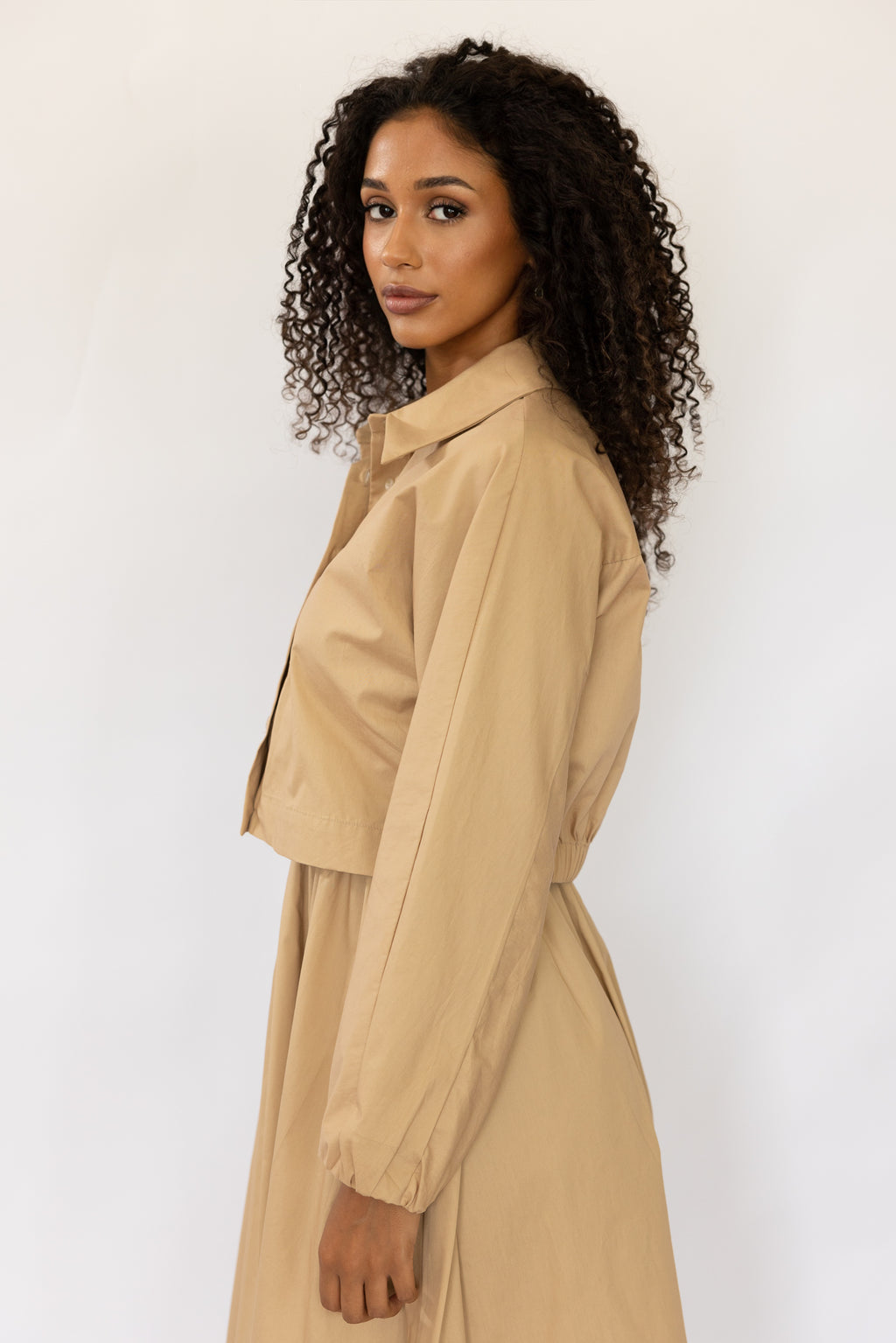 WEST POPLIN SHIRT SAND