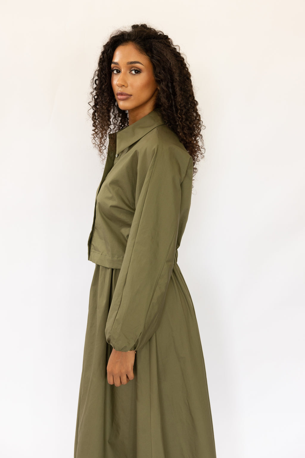 WEST POPLIN SHIRT KHAKI