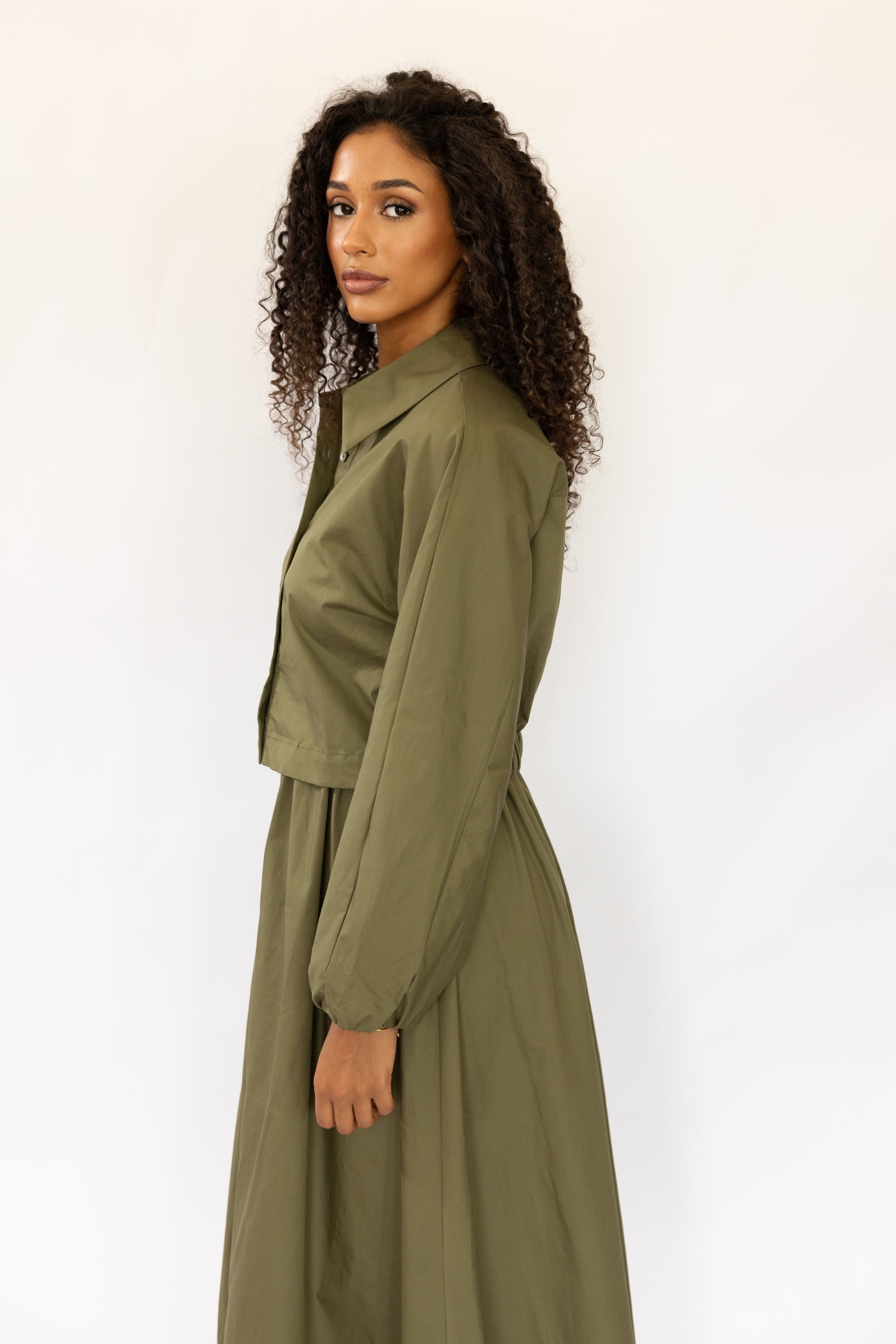 WEST POPLIN SHIRT KHAKI