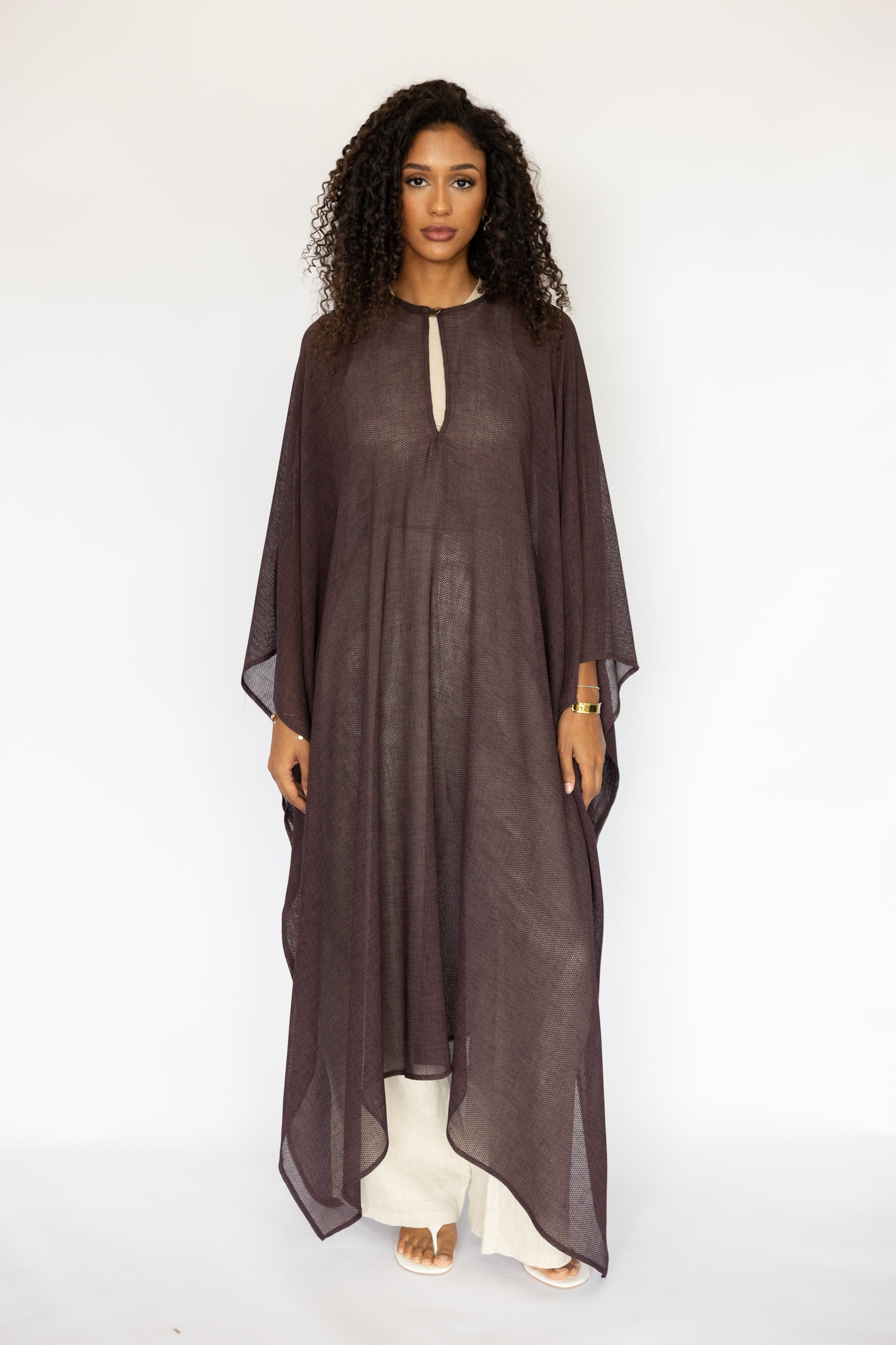 SOLE KAFTAN AUGBERGINE