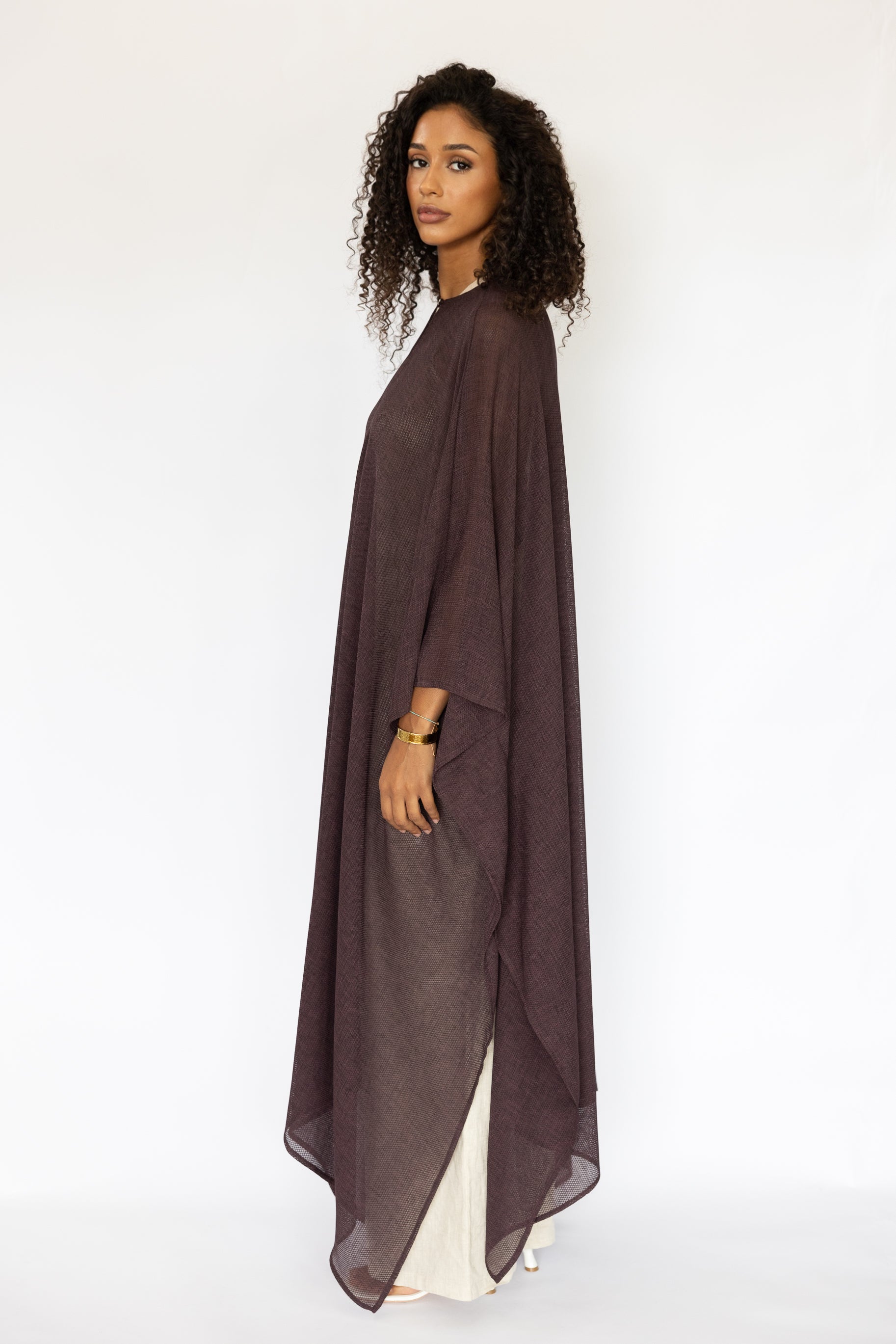 SOLE KAFTAN AUGBERGINE