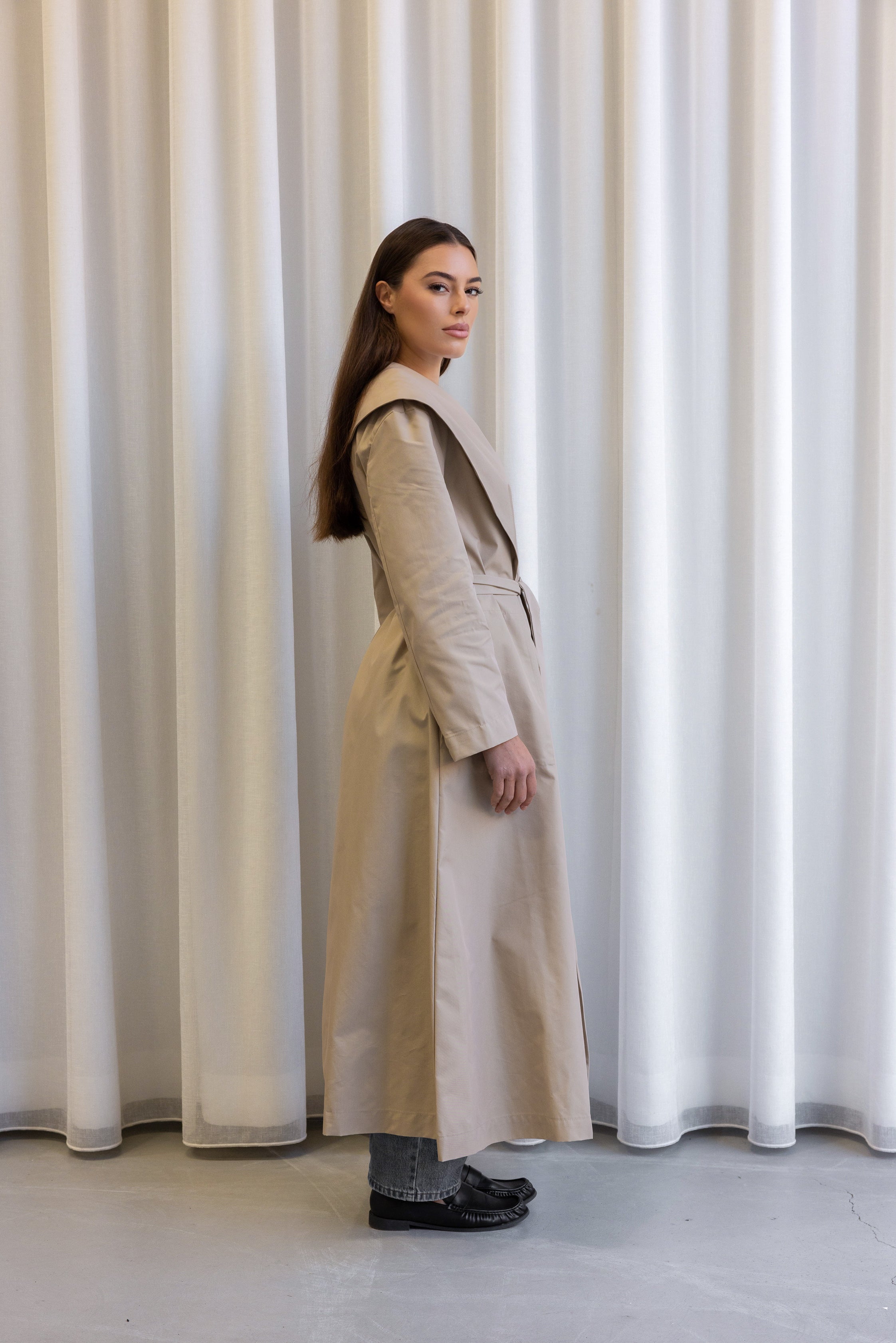 PADDINGTON COTTON TRENCH STONE