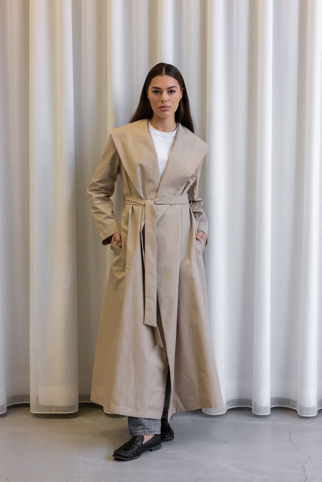 PADDINGTON COTTON TRENCH STONE